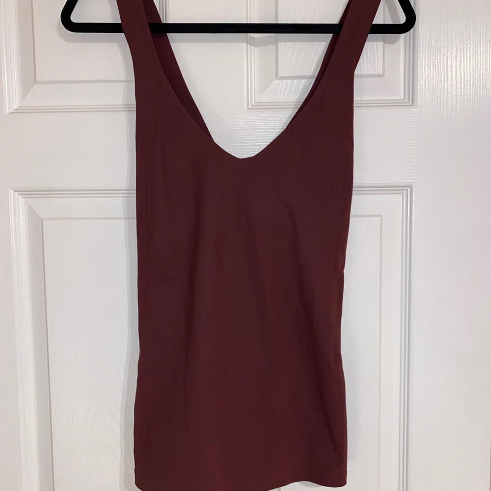 Lululemon tank top with built in bra